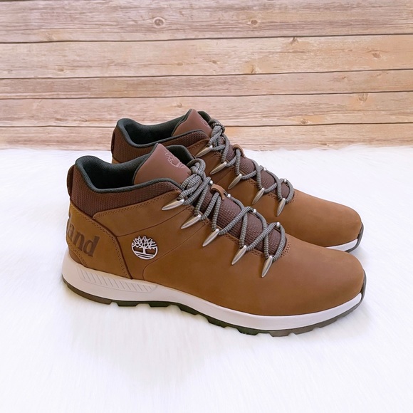 Timberland Shoes Timberland Mens Sprint Trekker Mid Hiking Rust